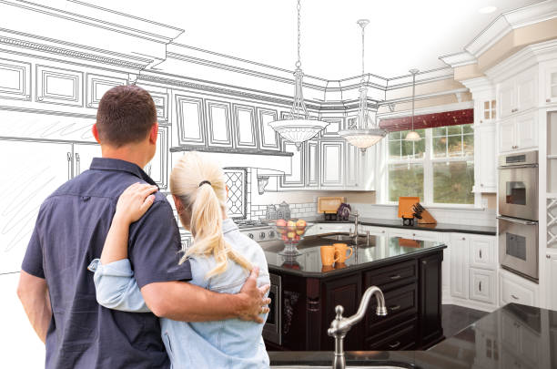 Professional Cabinet Installation technician working in Bellevue, KY